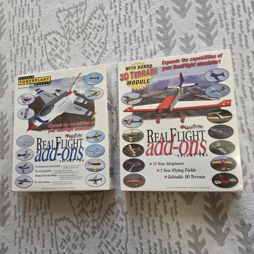 RealFlight Simulator Add-Ons Software Pack (2) NEW - Picture 1 of 7